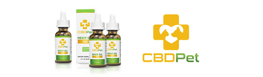 CBDPet products with logo