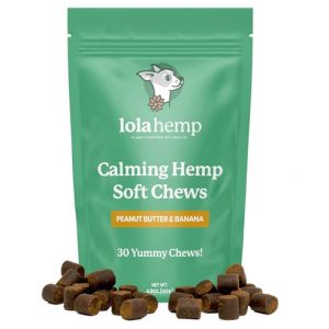 LolaHemp Calming Hemp Soft Chews 180mg CBD package