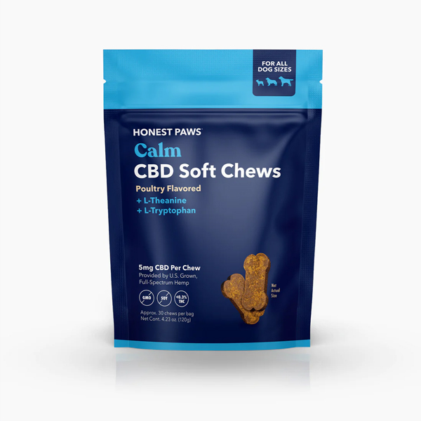 Calm CBD soft chews from Honest Paws