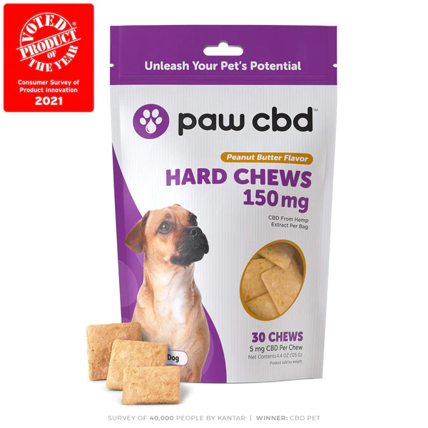 Pet CBD Oil Hard Chews for Dogs from cbdMD